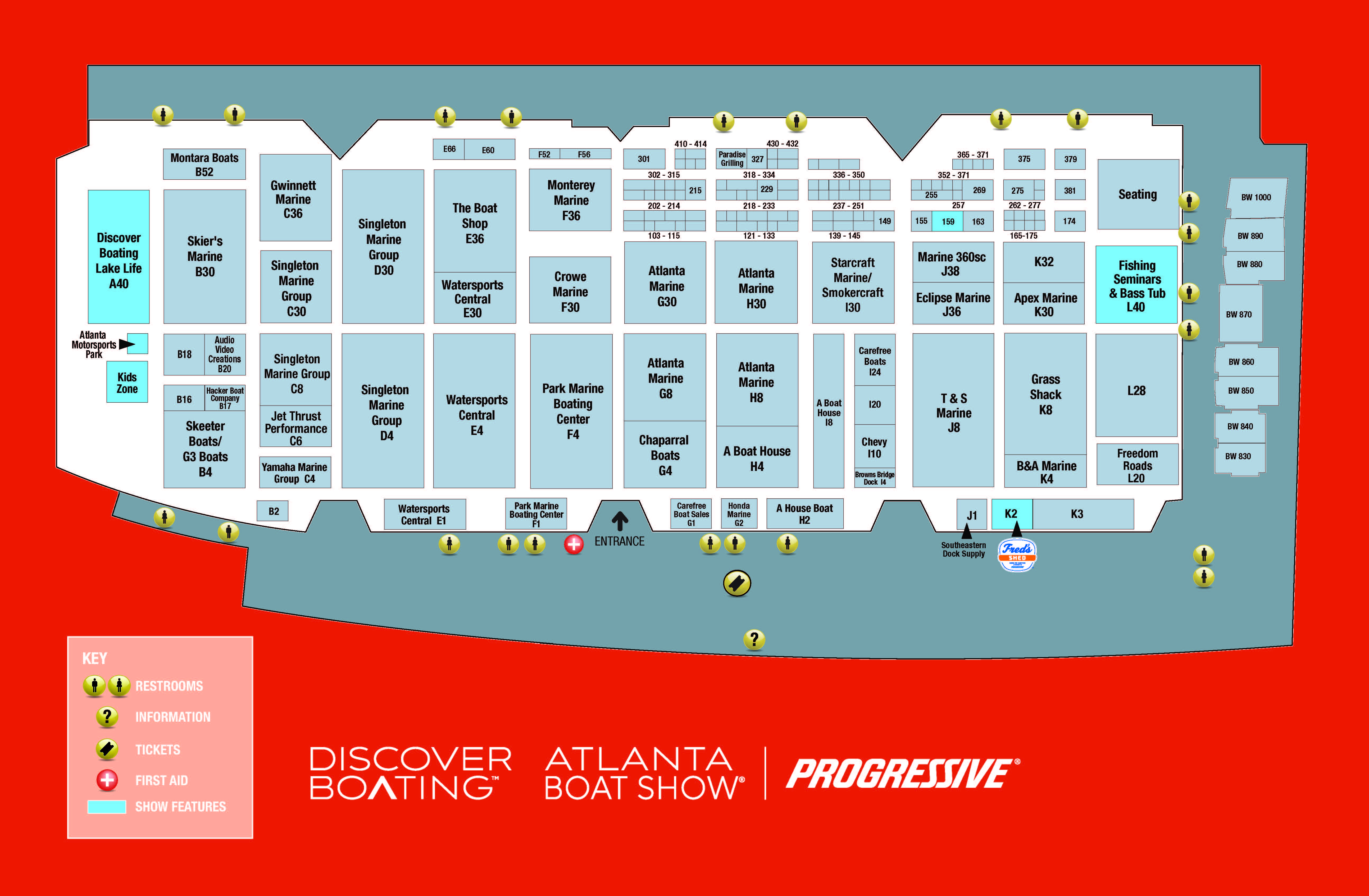 atlanta show map